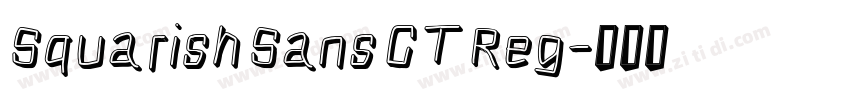 Squarish Sans CT Reg字体转换